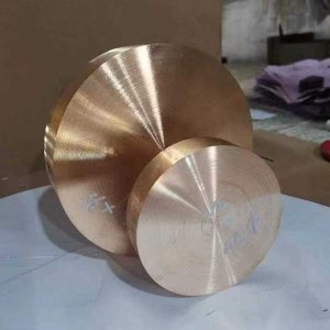 Alloy C17200 Beryllium Copper Round Plate – mold core, Hot runner nozzle